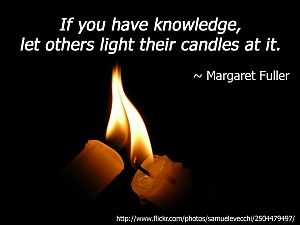 sharing-knowledge-candles
